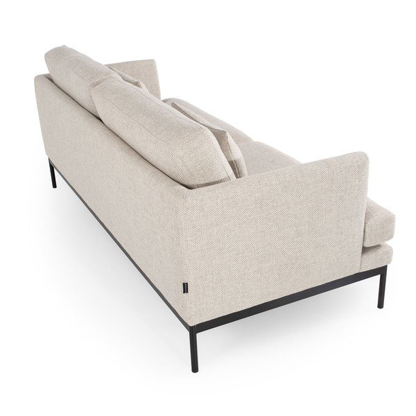 Šviesios smėlio spalvos sofa Ndesign Pearl, plotis 204 cm-image-3