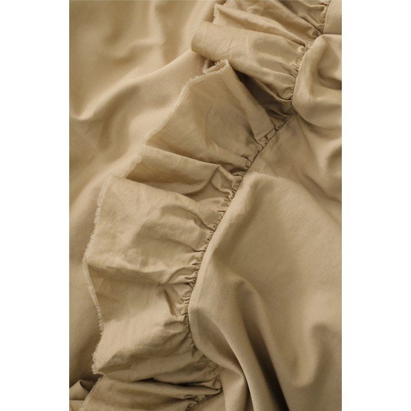 Šviesiai žalios spalvos/khaki spalvos iš satino medvilnės viengulė patalynė 150x210 cm Gloria – Ellos Home-image-2