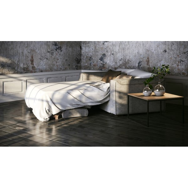 Pilkai ruda kampinė sofa-lova Mesonica Munro, kairysis kampas, 288 cm-image-4