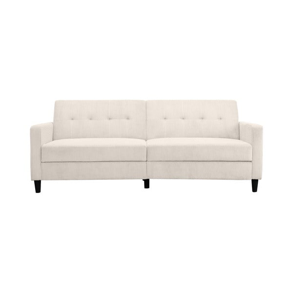 Iš kordinio velveto sulankstoma sofa baltos spalvos 82 cm Hartford – Støraa-image-4