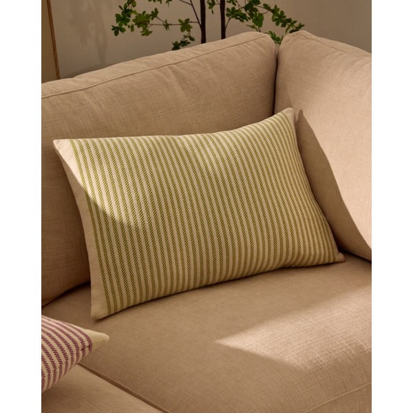 Iš medvilnės dekoratyvinis pagalvės užvalkalas 40x60 cm Lioris – Kave Home-image-1