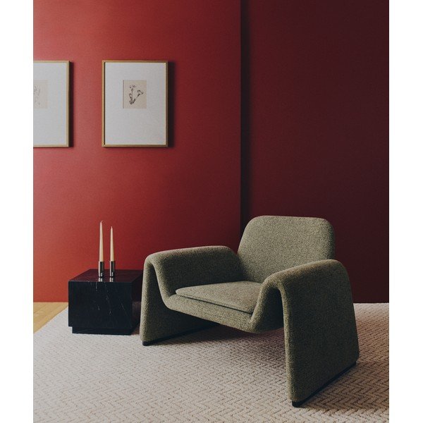 Iš marmuro šoninis stalas 40x40 cm Sorein – Kave Home-image-1