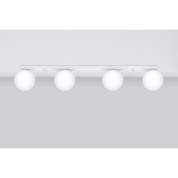 Baltos spalvos lubinis šviestuvas ø 12 cm su stiklo gaubtu Umerta – Sollux-image-3
