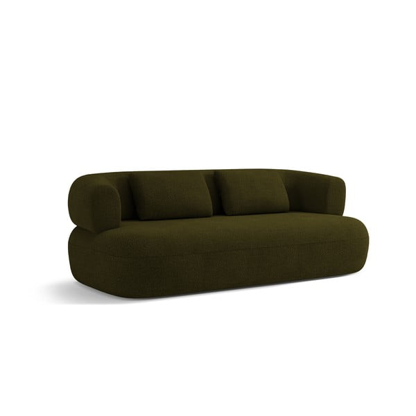 Iš boucle sofa žalios spalvos 178 cm Jenny – Micadoni Home-image-2