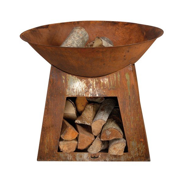 Metalinis židinys su vieta malkoms Esschert Design Camping-image-2