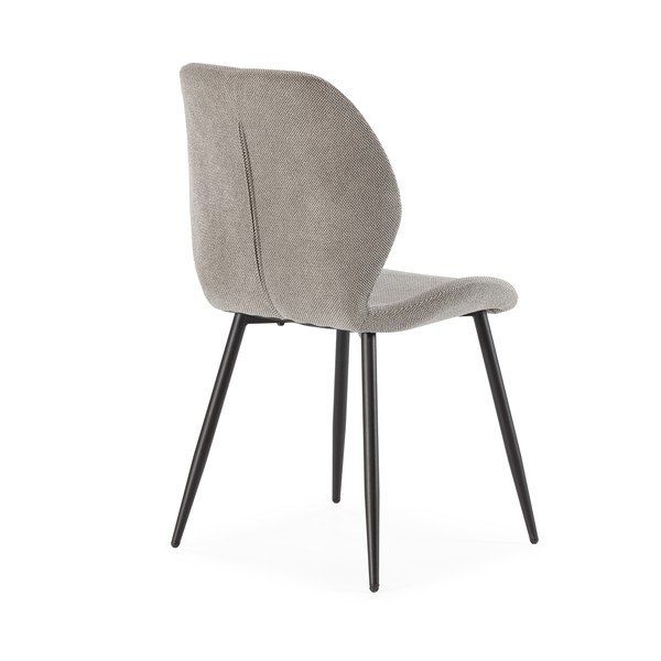 Šviesiai pilkos spalvos iš audinio valgomojo kėdės 4 vnt. Ansu – Marckeric-image-2