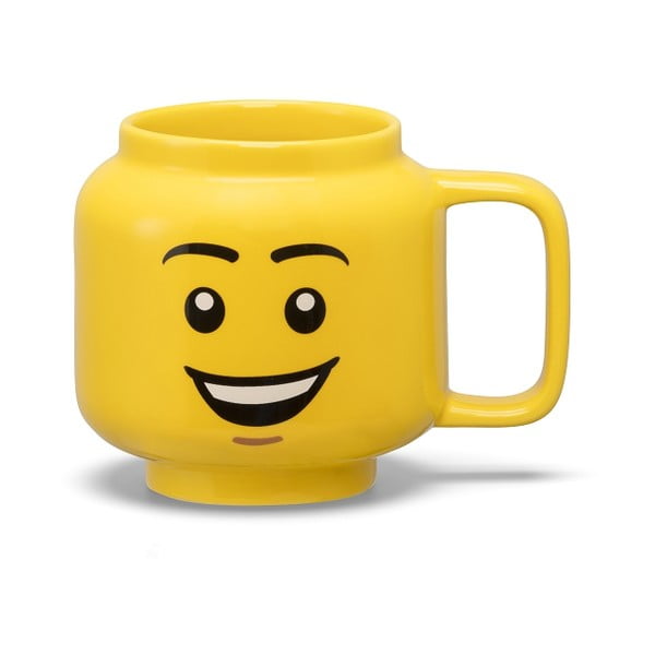 Geltonas keraminis kūdikio puodelis 255 ml Head - LEGO®