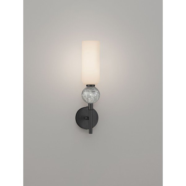 Matinės juodos spalvos iš akmens sieninė lempa Filomena – Nova Luce-image-3
