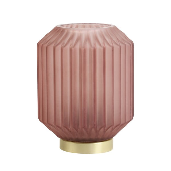Rožinė stalinė lempa (aukštis 17 cm) Ivot - Light & Living