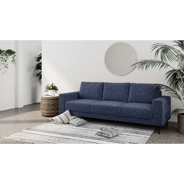 Sofa tamsiai mėlynos spalvos 233 cm Fynn – Ghado-image-1