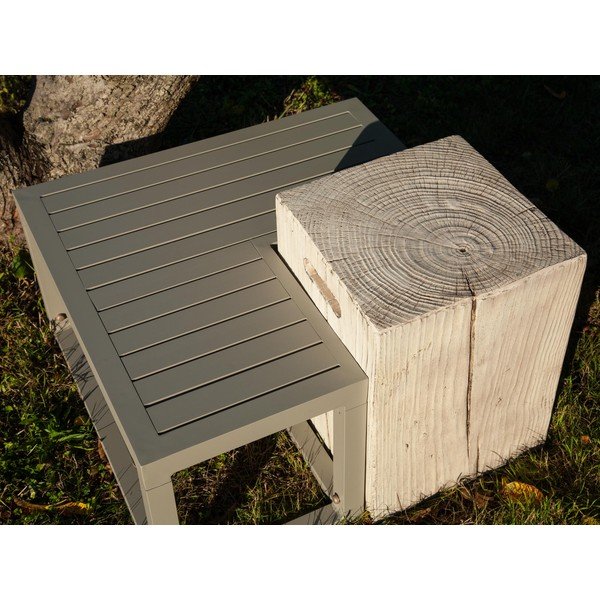 Baltas sodo stalas Ezeis Ecotop, 35 x 35 cm-image-3