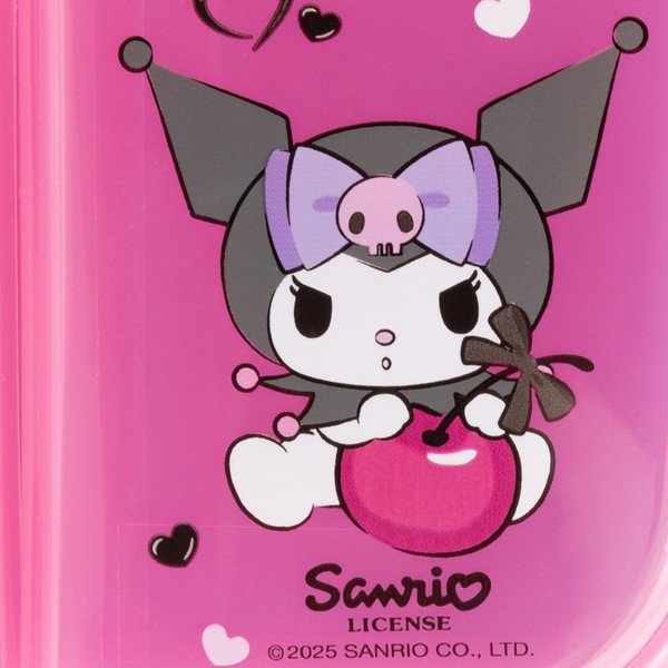 Rožinės spalvos iš plastiko vaikiška pietų dėžutė Kuromi – STOR-image-3