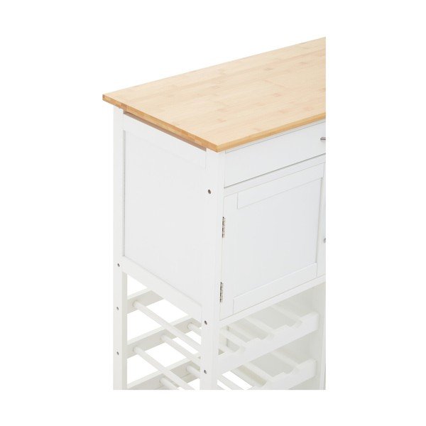 Iš bambuko vežimėlis ant ratukų 37x67 cm Harlow – Premier Housewares-image-4