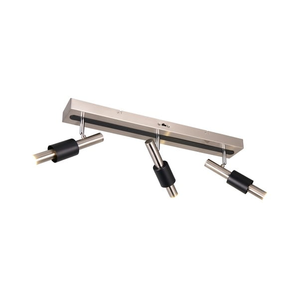 Juodos spalvos/sidabrinės spalvos taškinis šviestuvas LED 20,5x63 cm Ikaris – Trio Select-image-1