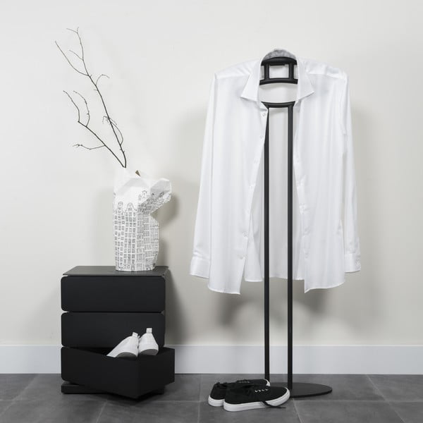 Juodos spalvos iš metalo šoninė spintelė 37x45x26 cm Joey – Spinder Design-image-3