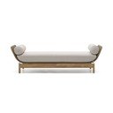 Natūralios spalvos iš akacijos masyvo sodo sofa Catalina – Kave Home