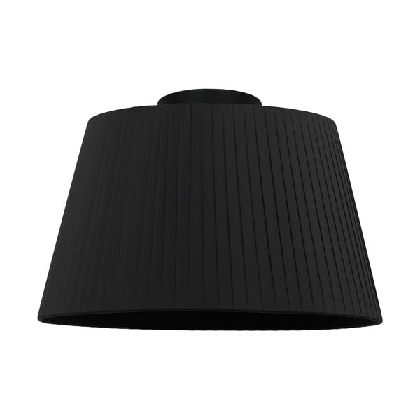 Juodas lubinis šviestuvas Sotto Luce KAMI CP, ⌀ 36 cm