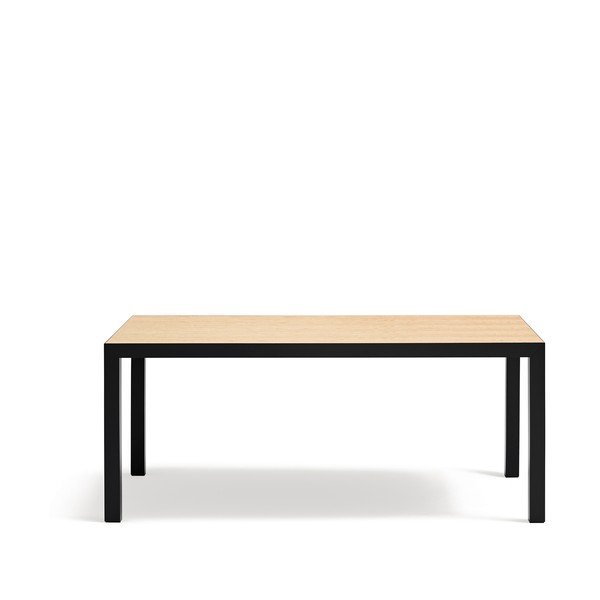 Valgomojo stalas su ąžuolo masyvo stalviršiu 75x180 cm Alma – Teulat