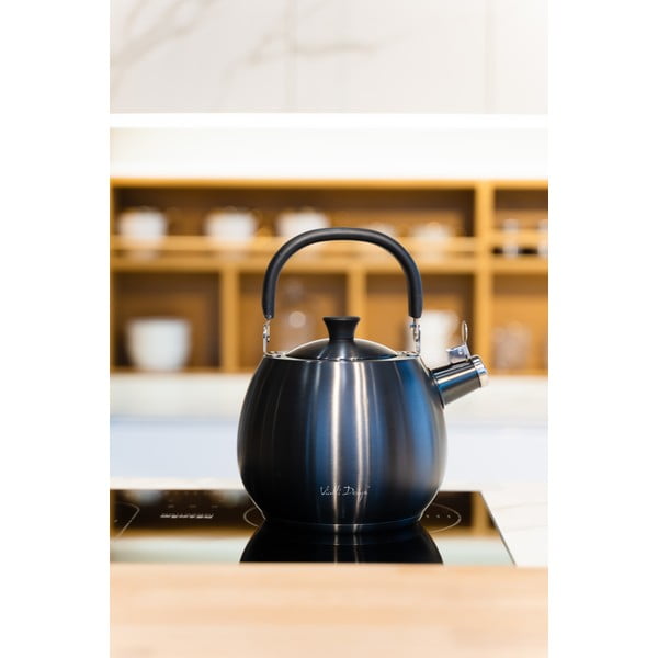 VIALLI DESIGN Bolla 2,5 l grafitowy - czajnik ze stali nierdzewnej z