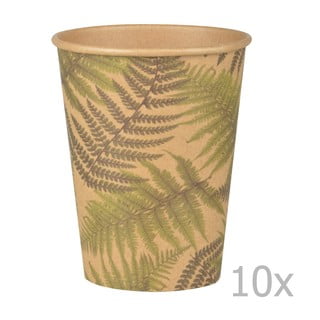 10 didelių vienkartinių popierinių puodelių rinkinys Esschert Design Farma