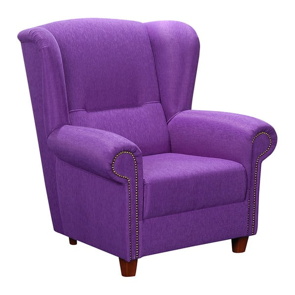 Violetinės spalvos "Max Winzer Annabelle" fotelis