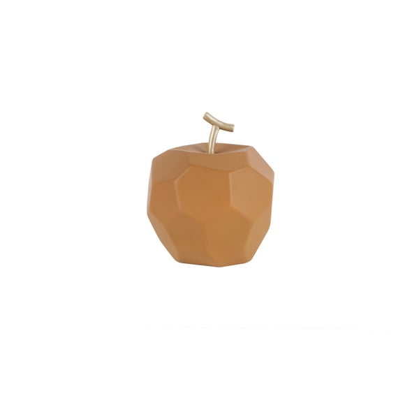 Matinės karamelės rudos spalvos betoninė figūrėlė PT LIVING Origami Apple
