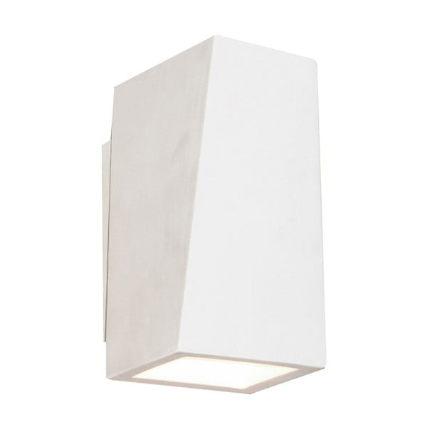 Baltas sieninis šviestuvas iš gipso SULION Cubic