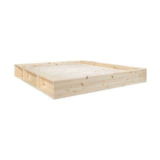 Dvigulė lova iš medienos masyvo su daiktadėže Karup Design Ziggy, 140 x 200 cm