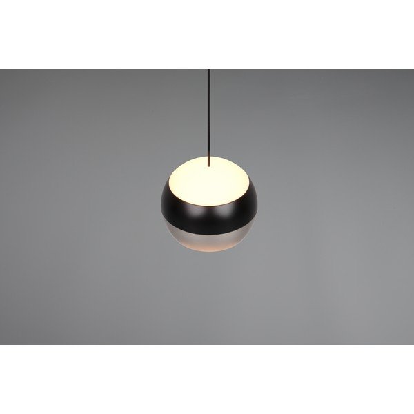 Juodos spalvos/sidabrinės spalvos kabantis šviestuvas LED ø 15,5 cm Orbit – Trio Select-image-1