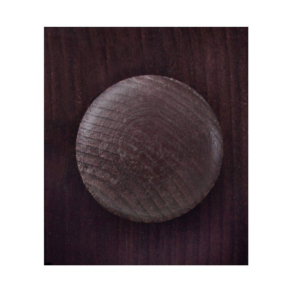 Iš pušies masyvo vitrina tamsiai rudos spalvos 95x35 cm Lisa – Støraa-image-4