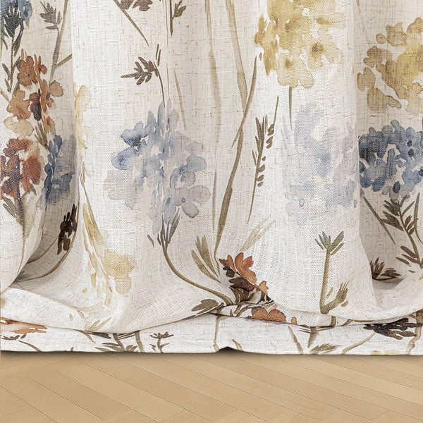 Kreminės spalvos užuolaida 135x250 cm Flosi – Restilo-image-4