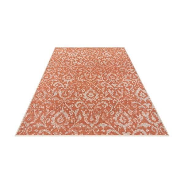 Oranžinės ir smėlio spalvos lauko kilimas NORTHRUGS Hatta, 70 x 140 cm-image-2