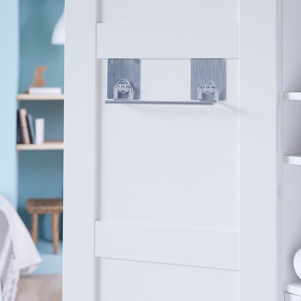 Kompaktorius "Magic Wardrobe" plieninis kelnių stovas-image-1