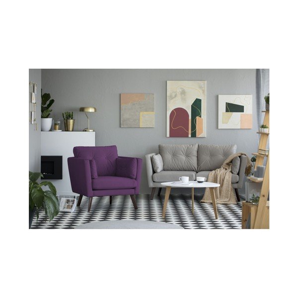 Violetinis fotelis Mazzini Sofos Elena-image-4