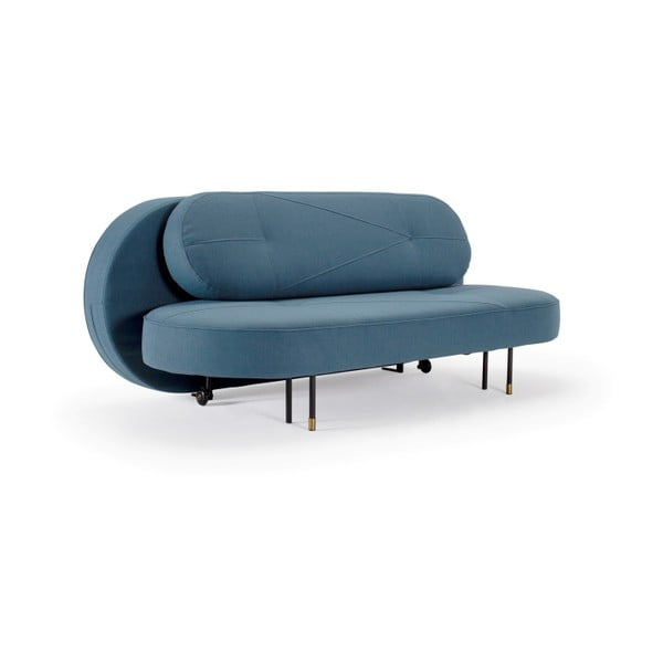 Mėlyna sofa lova Inovacijos Filuca Elegance Petrol