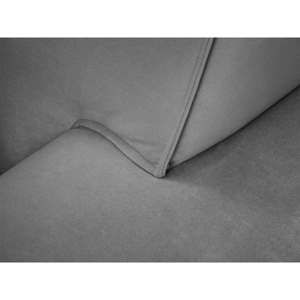 Šviesiai pilka aksominė sofa Cosmopolitan Design Siena-image-1