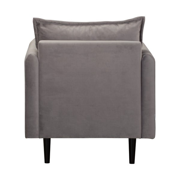 Pilkos spalvos iš velveto krėslas Juli – Ropez-image-4