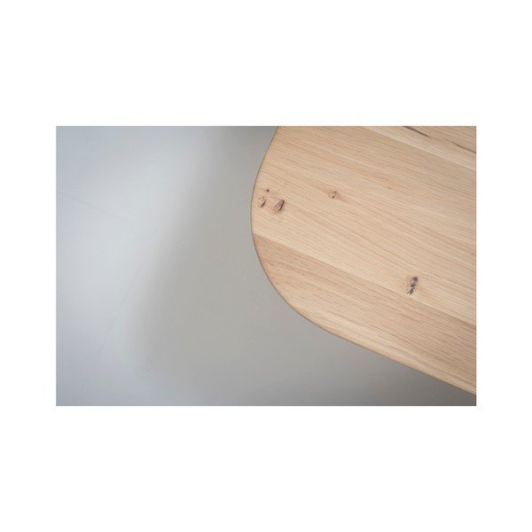 Valgomojo stalas iš ąžuolo masyvo Gazzda Stafa, 200 x 90 cm-image-4