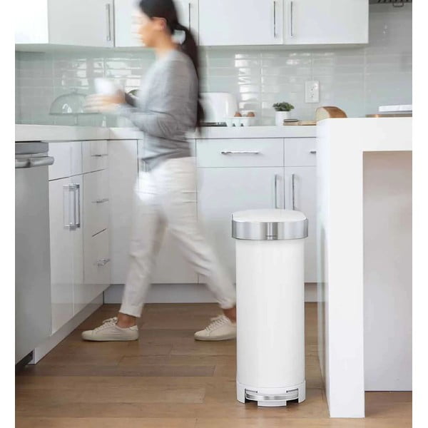 Plieninė šiukšliadėžė su pedalu 45 l - simplehuman-image-1