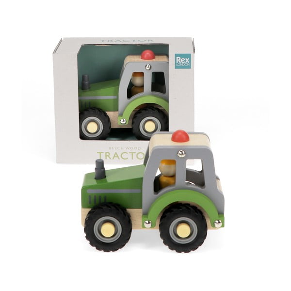 Traktorius iš medienos Tractor – Rex London-image-3