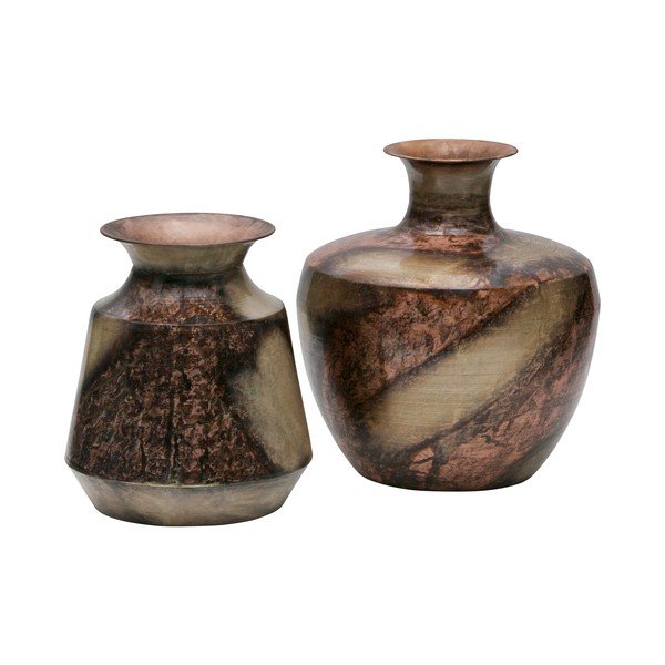 Dekoratyvinė vaza iš perdirbto metalo "BePureHome", ø 30 cm-image-3