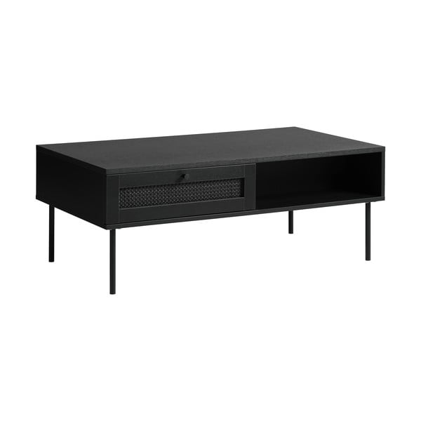 Kavos staliukas juodos spalvos 60x110 cm Pensacola – Unique Furniture-image-3