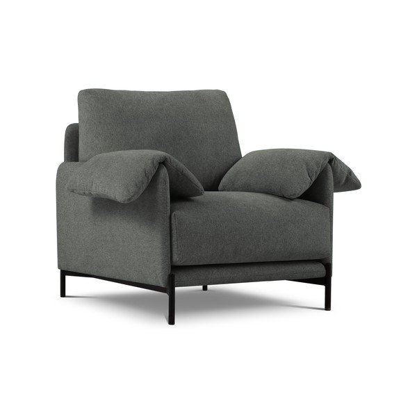 Tamsiai pilkas krėslas Interieurs 86 Zoe-image-2