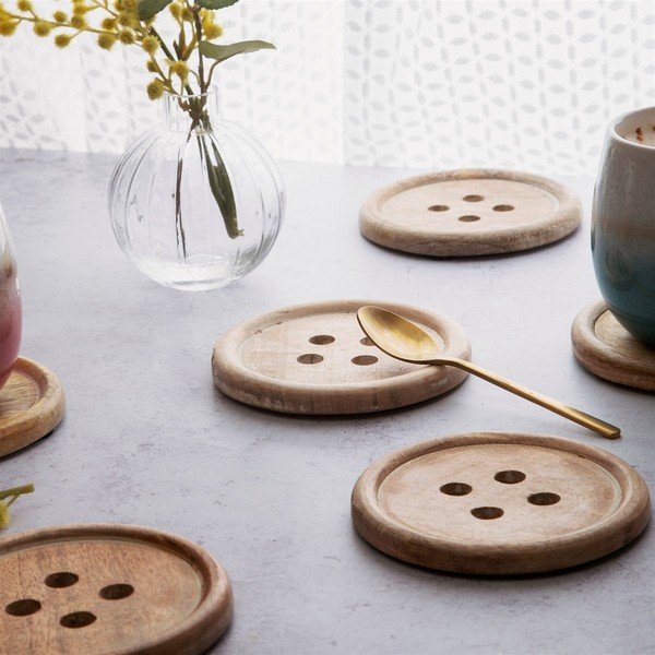 6 padėkliukų rinkinys Sass & Belle Button-image-1