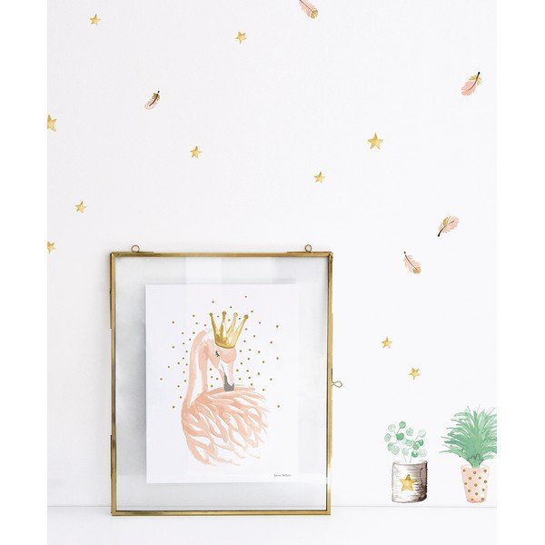 Vaikų lipdukai 81 vnt. 30x42 cm Etoiles Dorees – Lilipinso-image-2