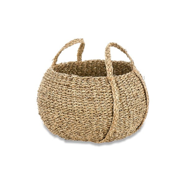 Jūros žolės krepšys Nkuku Rundi, ø 32 cm