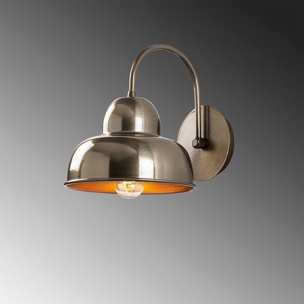 Žalvario spalvos sieninė lempa ø 20 cm Multan – Opviq lights-image-3