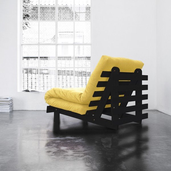 Kintamas fotelis "Karup Roots Wenge/Amarillo-image-1