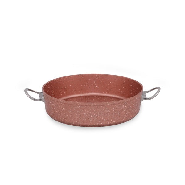 Rožinis aliuminio puodas su dangčiu Güral Porselen Classic, ø 30 cm-image-3