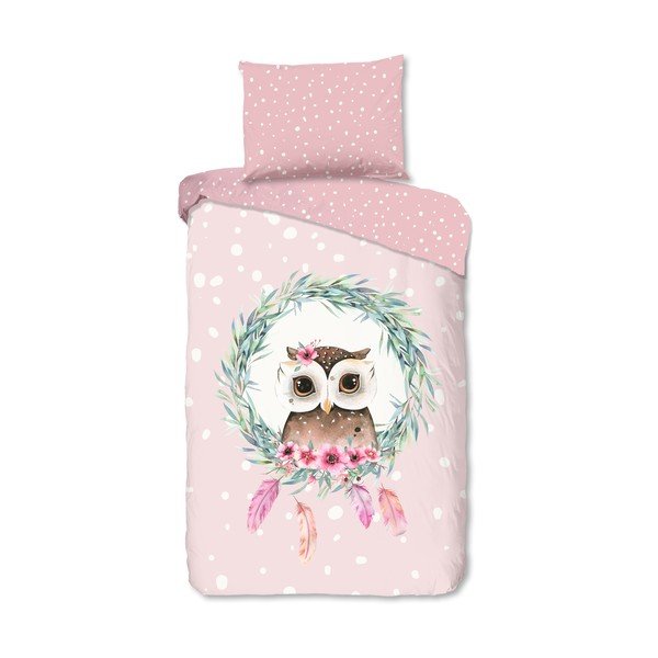 Medvilninė vaikiška patalynė viengulė lovai 140x200 cm - Good Morning